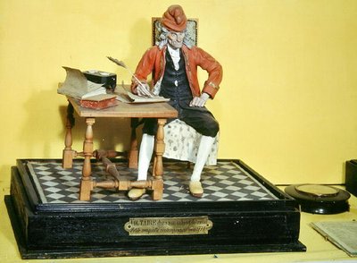 Model of Voltaire in his Study by French School